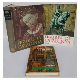 324 - DOS LIBROS SOBRE GRANDES FIGURAS DE CATALUNYA