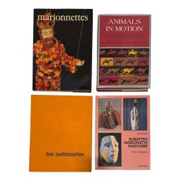 483 - CUATRO LIBROS SOBRE MARIONETAS Y JUGUETES EN MOVIMIENTO