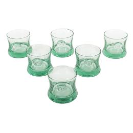 548 - CONJUNTO DE SEIS VASOS DE WHISKY VALENTI