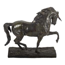 1201 - FIGURA DE CABALLO EN BRONCE DE MEDIADOS S. XX