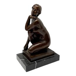 1203 - FIGURA EN BRONCE DEL ÚLTIMO TERCIO DE SIGLO XX