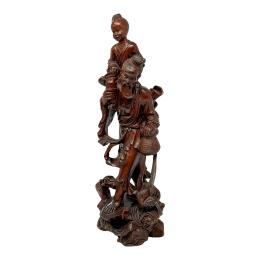 628 - FIGURA DE PALOROSA ORIENTAL DE MEDIADOS S. XX