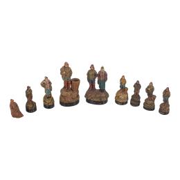 1186-A - CONJUNTO DE FIGURAS EN TERRACOTA DE LA SEGUNDA MITAD DEL S.X