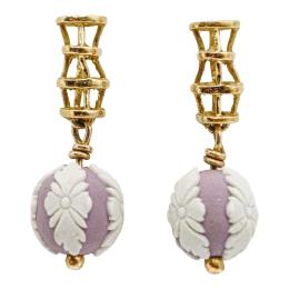 243 - PENDIENTES DE WEDGWOOD