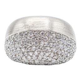 106 - ANILLO DE PLATA CON CIRCONITAS