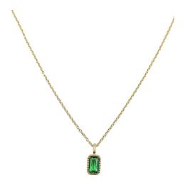 68 - COLGANTE CON CUARZO VERDE