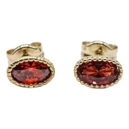 172 - PENDIENTES CON CUARZOS GRANATES