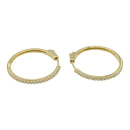 155 - PENDIENTES ARGOLLAS CON CIRCONITAS