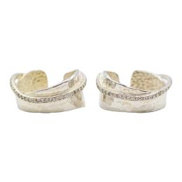 156 - PENDIENTES ARGOLLAS CON CIRCONITAS