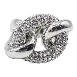 50 - ANILLO NUDO CON CIRCONITAS