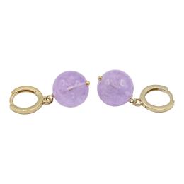 159 - PENDIENTES CON AMATISTA