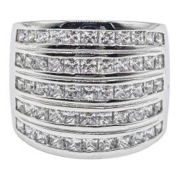 5 - ANILLO ANCHO CON CIRCONITAS