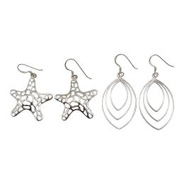 112 - DOS PARES DE PENDIENTES