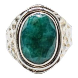 31 - ANILLO CON RAÍZ DE ESMERALDA