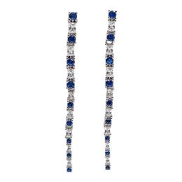 189 - PENDIENTES LARGOS CON CIRCONITAS