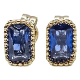 169 - PENDIENTES CON CUARZOS AZULES