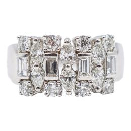 8 - ANILLO ANCHO CON DIAMANTES