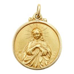 216 - MEDALLA DEVOCIONAL DE MEDIADOS S.XX