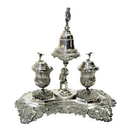 1053 - ESCRIBANIA DE PLATA DEL SIGLO XIX
