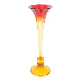 64 - JARRÓN EN CRISTAL SOPLADO DEL PRIMER TERCIO DEL S.XX