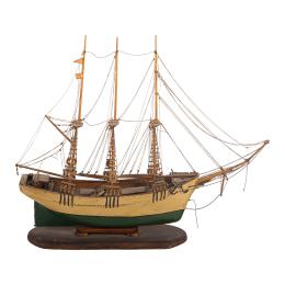 1347 - MAQUETA DE VELERO DE MEDIADOS DEL S.XX