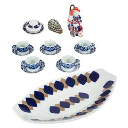 662 - COLECCIÓN DE PIEZAS DE PORCELANA DE SARGADELOS AÑOS 90