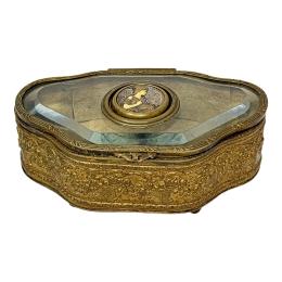 1292 - CAJA JOYERO DEL PRIMER TERCIO DEL S.XX