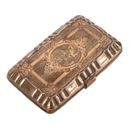 1317 - PEQUEÑO CAJA CIGARRERA DEL SIGLO XIX