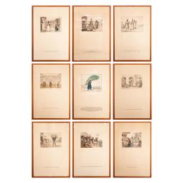 418 - SÉRIE DE LITOGRAFIAS FRANCESAS DE JEAN BAPTISTE DEBRET
