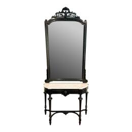 508 - MUEBLE CONSOLA CON ESPEJO ALFONSINA FINALES S. XIX