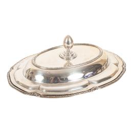 1071 - LEGUMBRERA DE PLATA DE MEDIADOS DE SIGLO XX