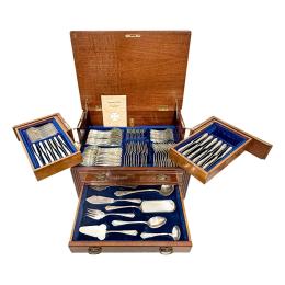 1037 - CUBERTERIA  DE PLATA DE MEDIADOS DE SIGLO XX