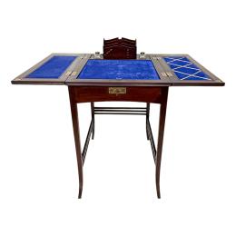 502 - MESITA ESCRITORIO INGLÉS DEL PRIMER CUARTO DE SIGLO XX