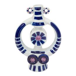 698 - JARRÓN PORCELANA DE SARGADELOS DEL ÚLTIMO CUARTO S.XX