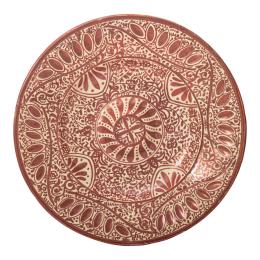 730 - PLATO DE REFLEJOS METÁLICOS CIRCA 1929