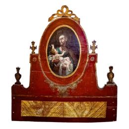 471 - CABEZAL OLOTINO DEL CIRCA 1800