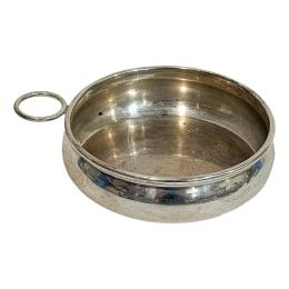1137 - TAZA DE ACRISTIANAR DE PLATA DEL ÚLTIMO TERCIO S. XX