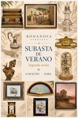 2ª Sesión de la SUBASTA DE VERANO