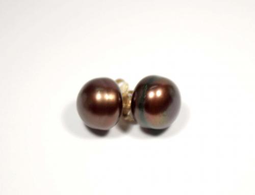 PENDIENTES DORMILONAS CON PERLA