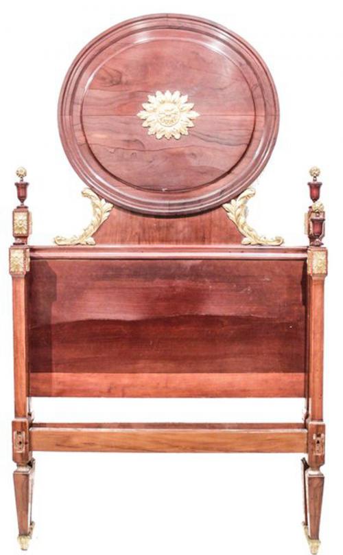 CAMA INVIDIDUAL DE ESTILO CARLOS IV MEDIADOS S.XX