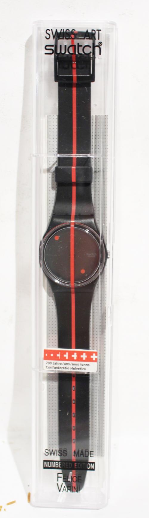 RELOJ SWATCH ROSSO SUR BLACKOUT