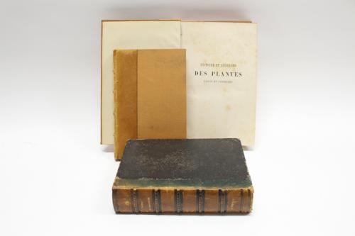 TRES LIBROS SOBRE BOTÁNICA FRANCESES