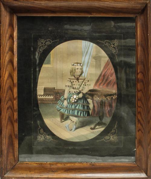 LITOGRAFÍA COLOREADA DEL SIGLO XIX