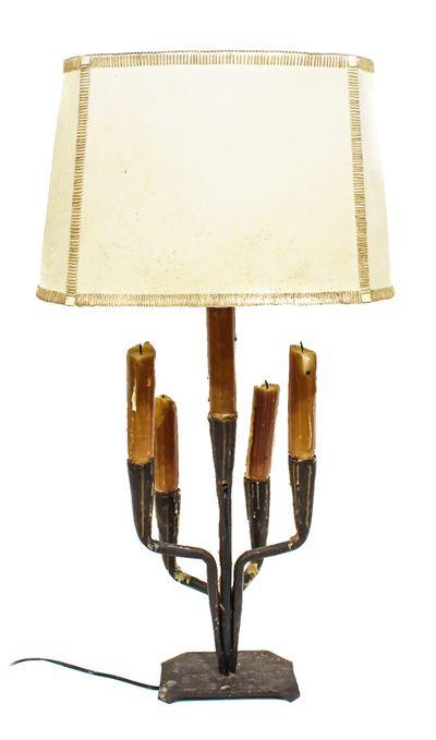 CANDELERO EN METAL S.XIX