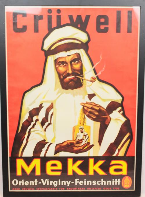 CARTEL PUBLICITARIO ENMARCADO