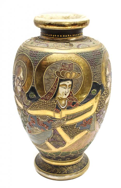 JARRÓN SATSUMA JAPONÉS