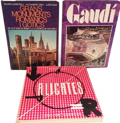 TRES LIBROS DE ARTE
