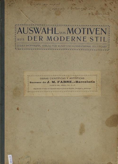 "AUSWAHL VON MOTIVEN AUS DER MODERNE STIL"