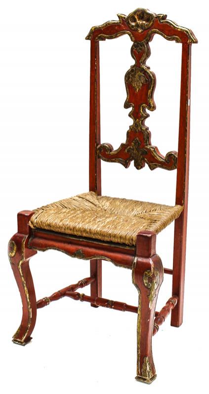 SILLA CATALANA SIGUIENDO MODELOS DEL SIGLO XVIII