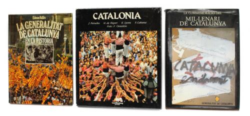 TRES LIBROS SOBRE "CATALUNYA"